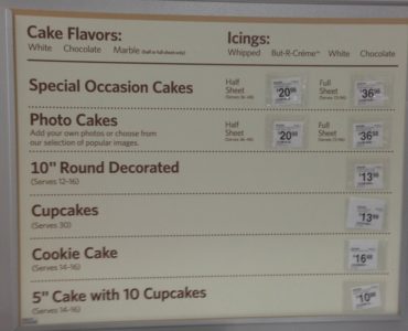 How much does a 3 tier wedding cake cost at Sam's Club?
