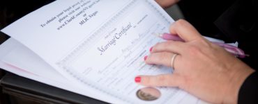 How much does a marriage certificate cost in Las Vegas?