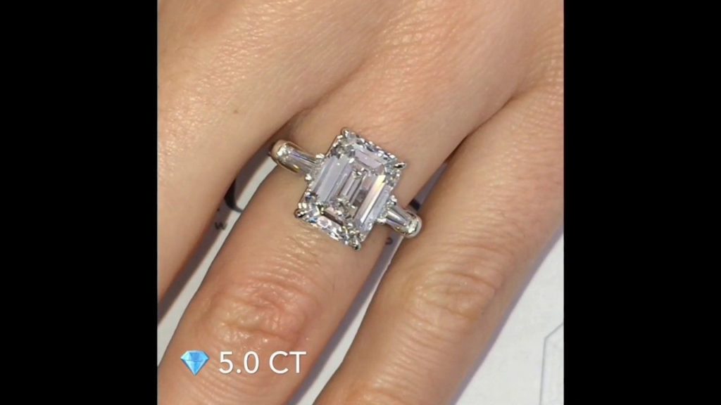How much is a 5 carat emerald cut diamond?