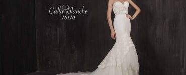 How much is a calla Blanche wedding dress?