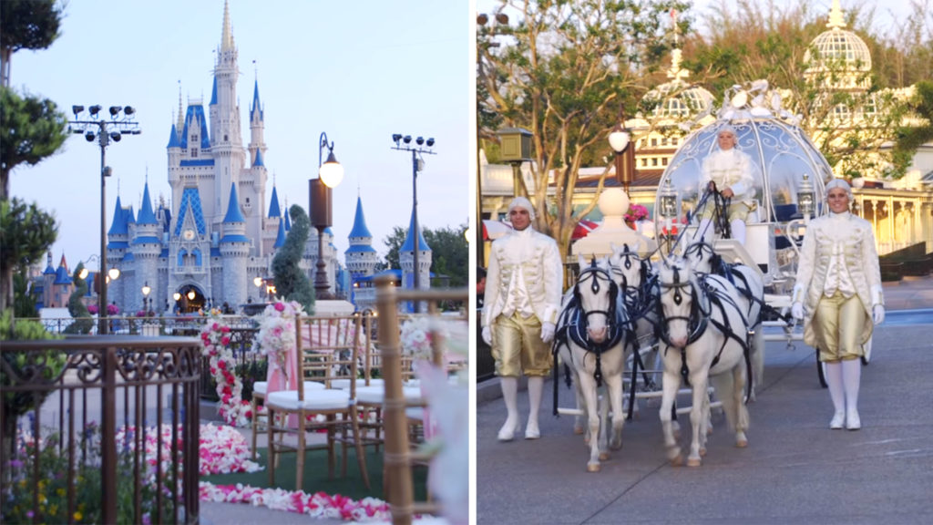 How much is a wedding at Cinderella Castle?