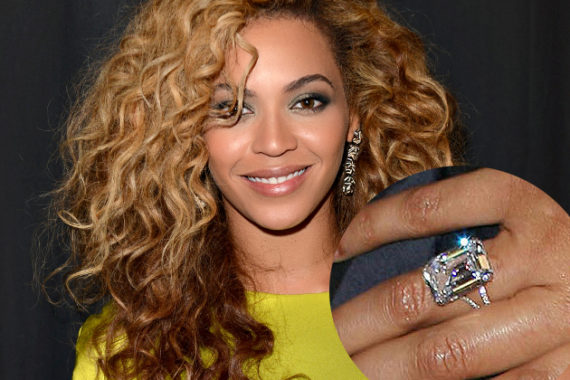 How much was Beyonce's wedding ring?