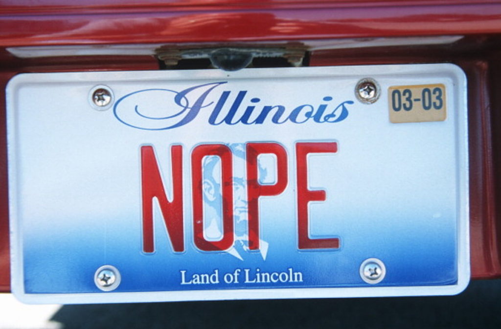 How much will license plates cost in Illinois in 2020?