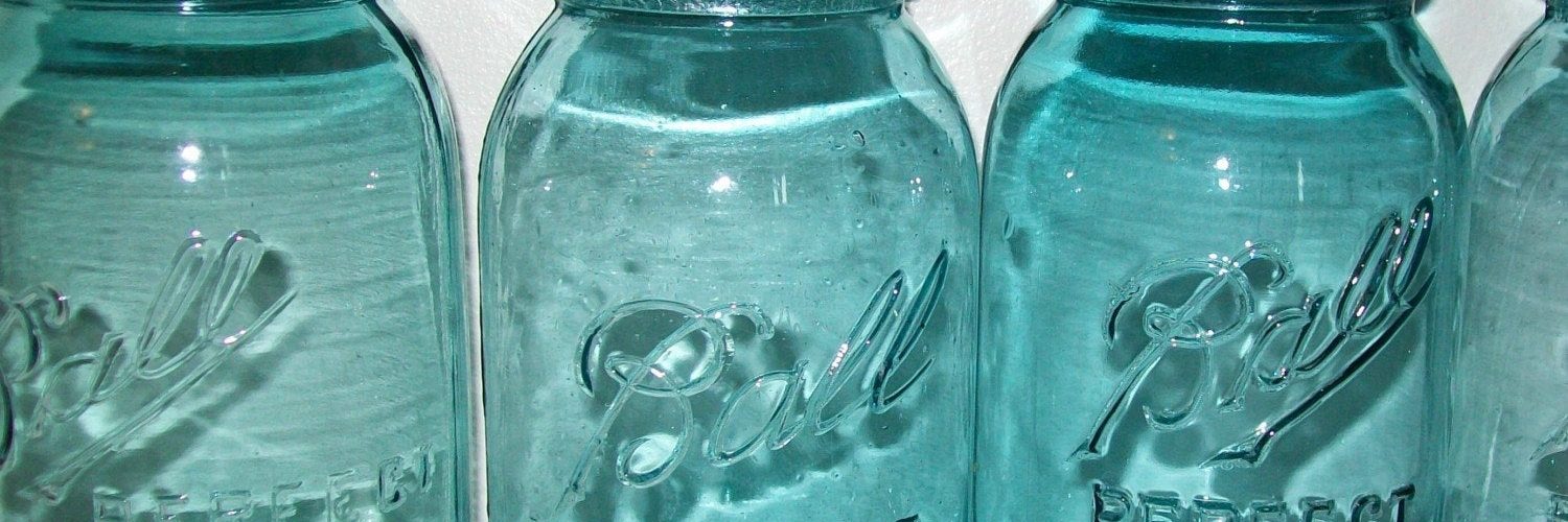 How old are blue mason jars?