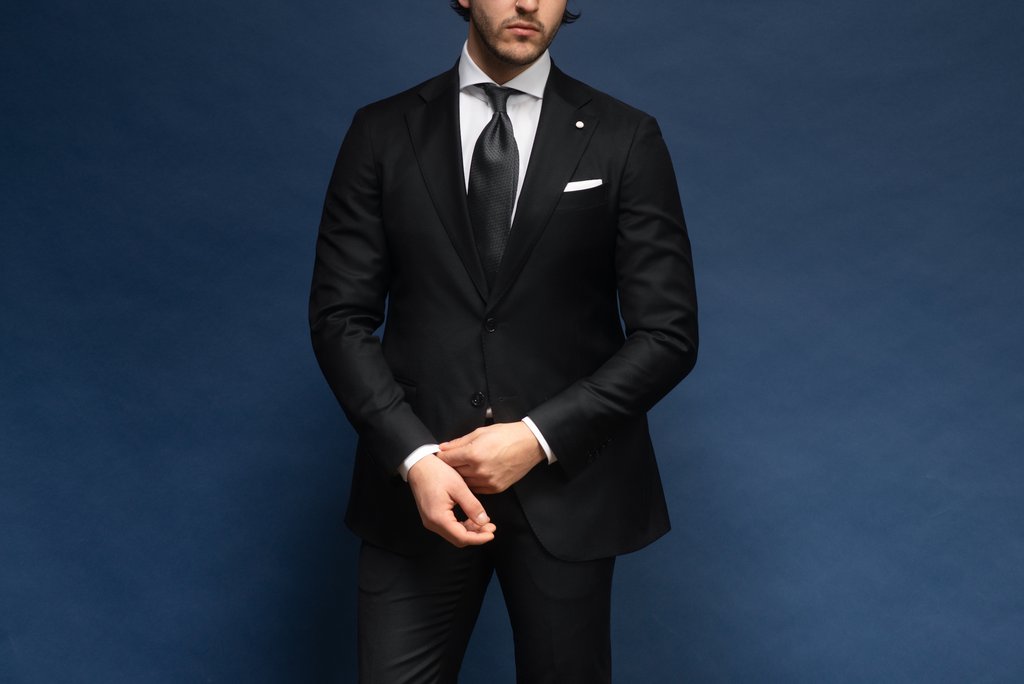 Is a black suit too formal?