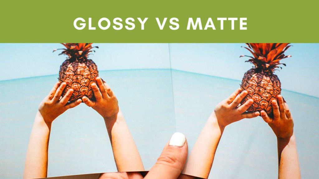 Is glossy or matte better for photos?