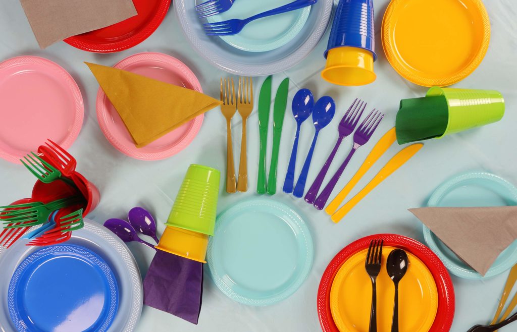 Is it OK to use plastic plates?