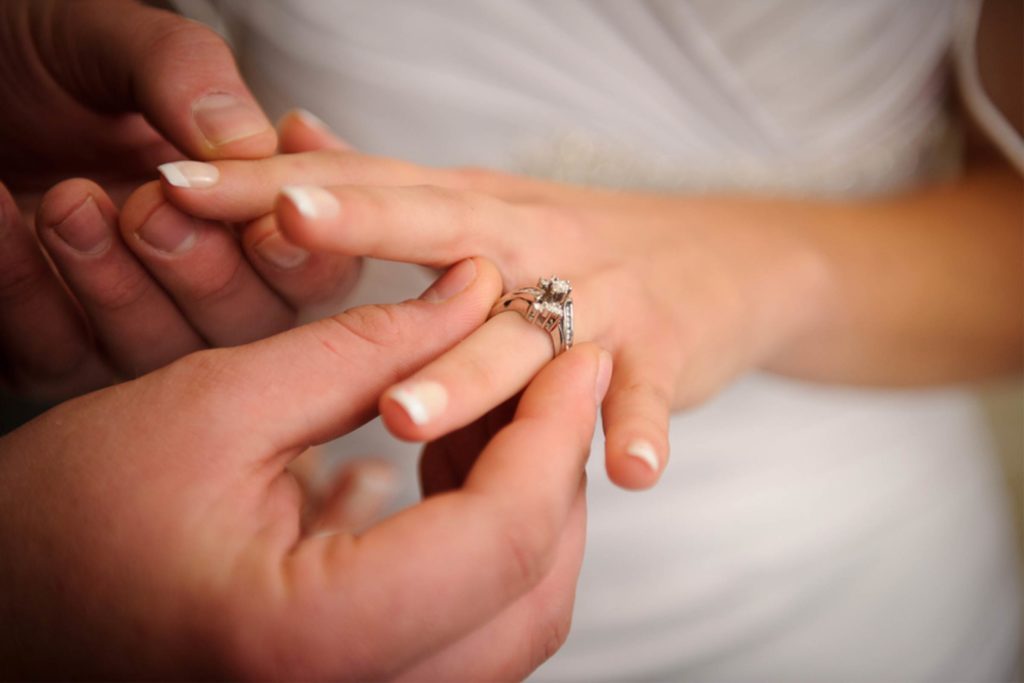 Is it OK to wear a ring on your wedding finger if you are not married?