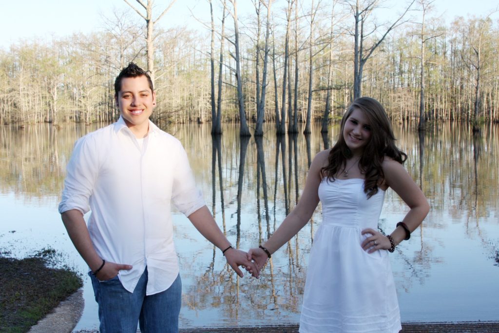 Is it OK to wear white for engagement pictures?