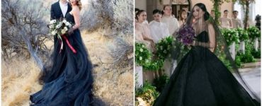 Is it bad luck to get married in a black wedding dress?