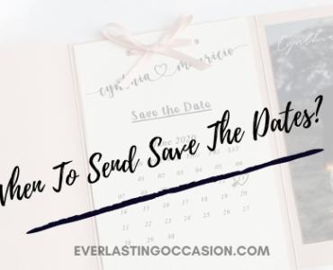 Is it bad to send save the dates too early?