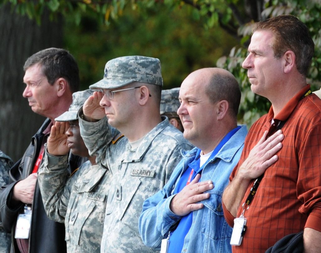 Is it disrespectful for a civilian to salute a soldier?