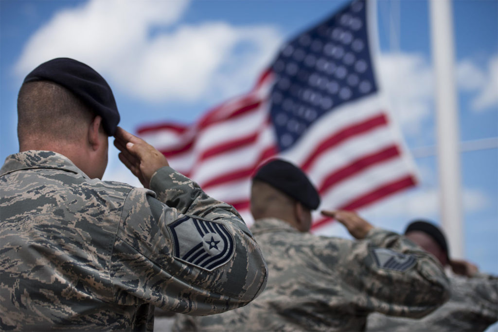 Is it disrespectful to salute if you're not in the military?