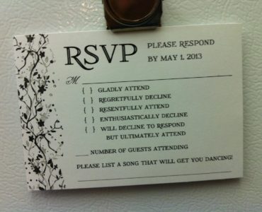 Is it rude not to RSVP to a wedding?