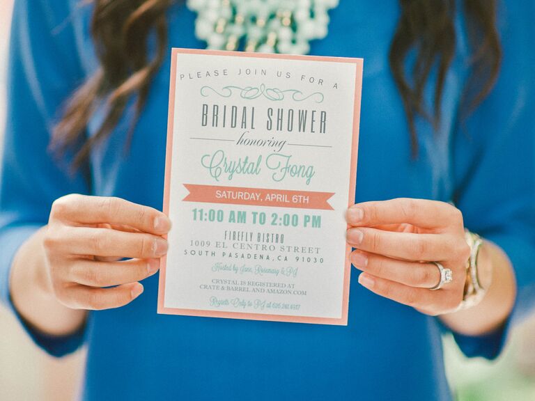 Is it rude to invite someone to bridal shower and not wedding?