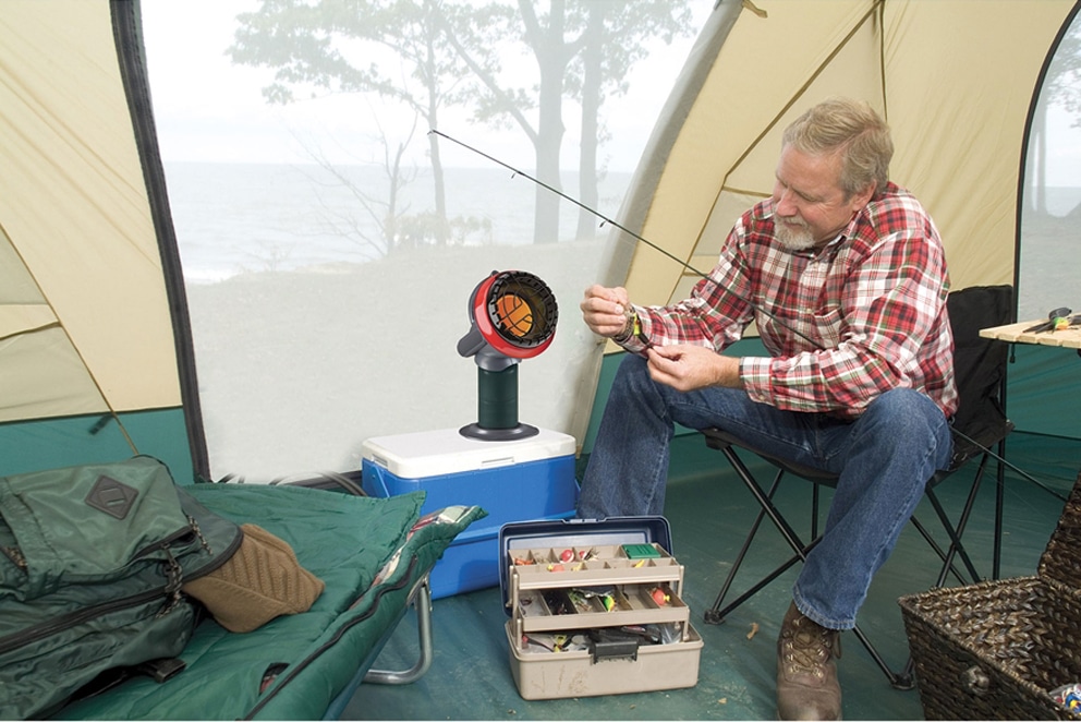 Is it safe to use a Mr Buddy heater in a tent?
