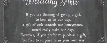 Is it tacky to ask for cash as a wedding gift?