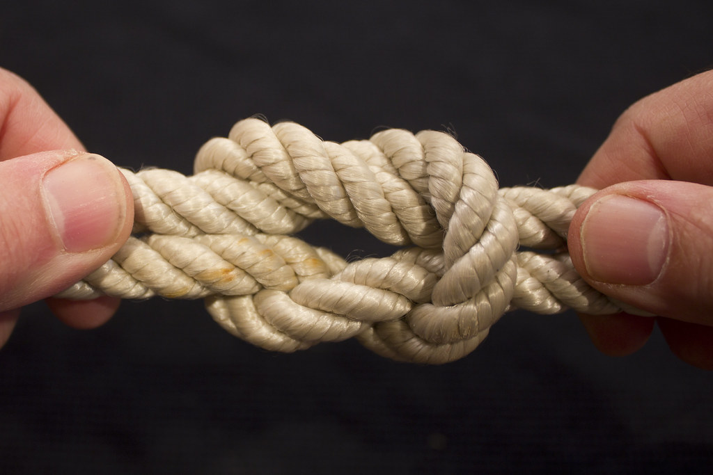 Is the knot really free?