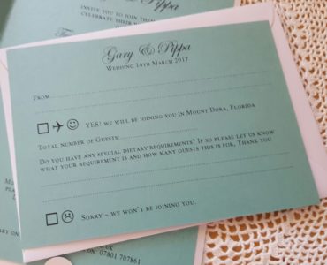 Should I put stamps on my RSVP cards?