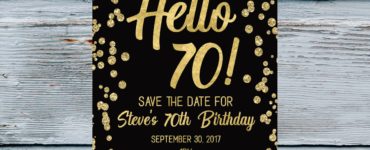 Should I send Save the Date for birthday party?