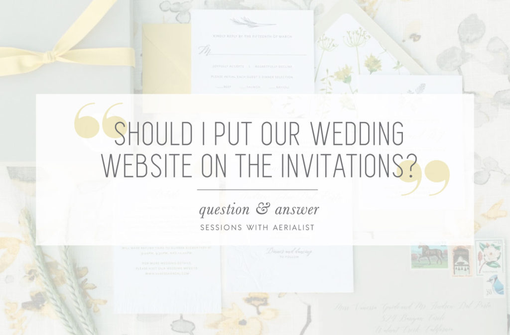 Should I share my wedding website on Facebook?