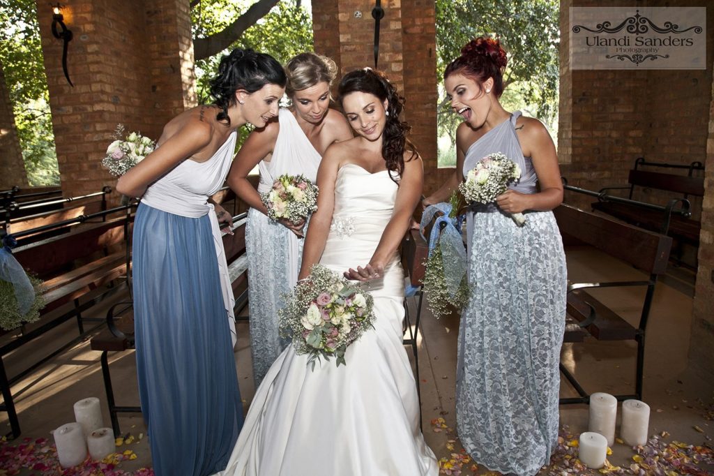 Should a bridesmaid dress touch the floor?