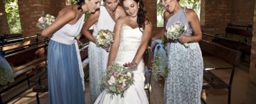 Should a bridesmaid dress touch the floor?