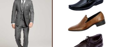 Should you wear black or brown shoes with a grey suit?
