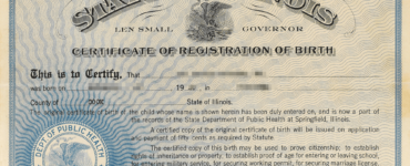 WHO issues birth certificates in Illinois?