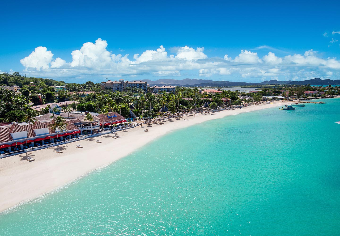 Sandals Resorts South Coast, Whitehouse, Jamaica Over the Water Wedding Chapel tropical 