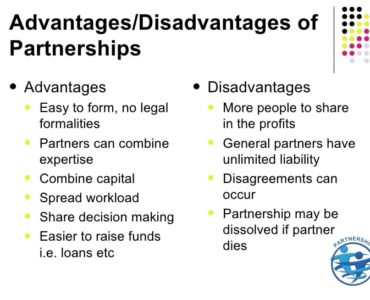What are 3 disadvantages of a partnership?