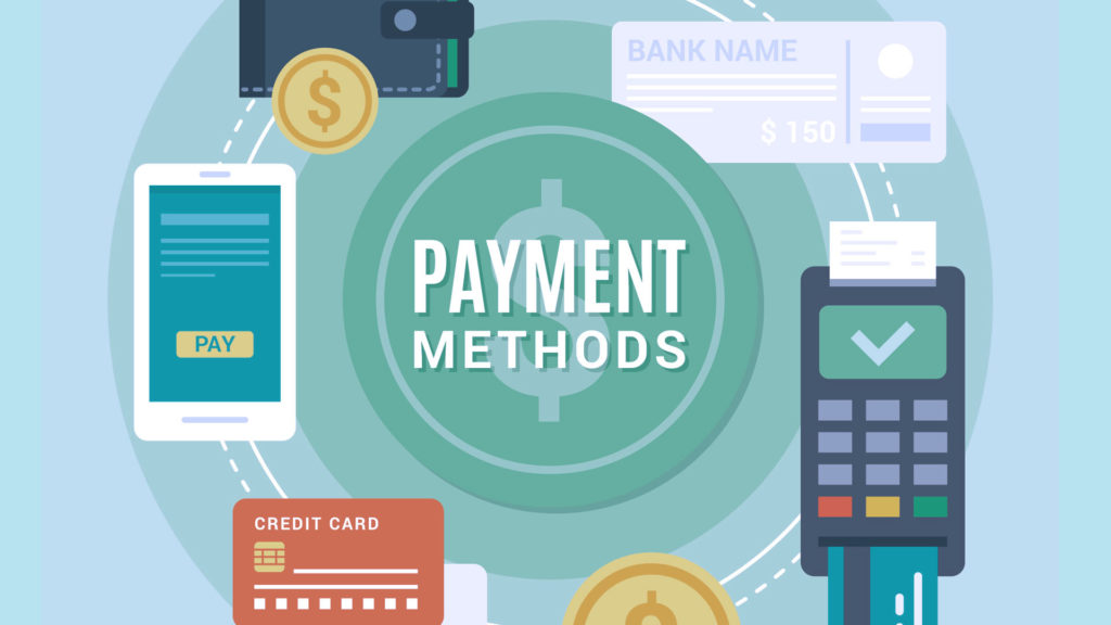 What are 4 payment methods?
