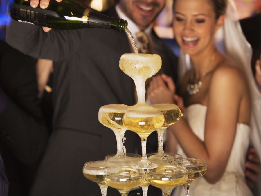 What are the 3 largest expenses with a wedding?
