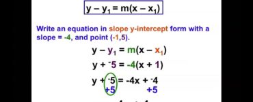 What are the 3 slope formulas?