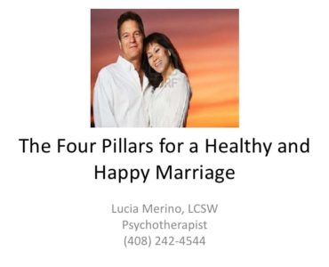 What are the 4 pillars of marriage?