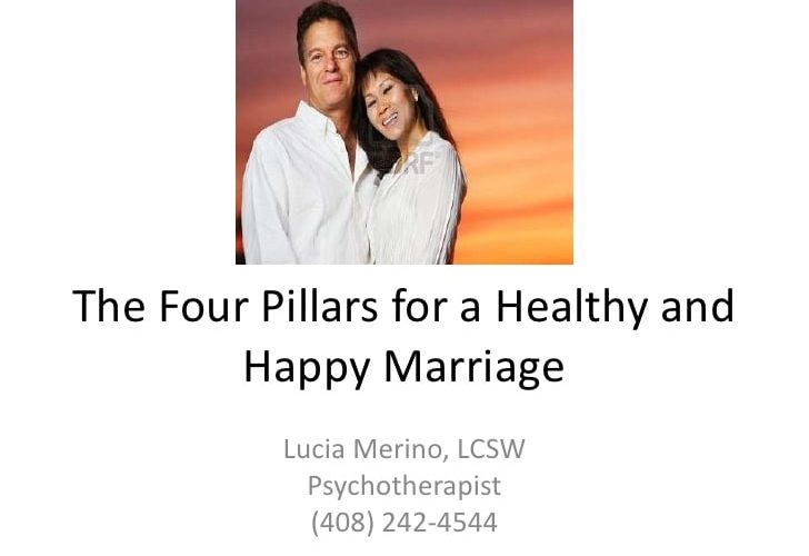 What are the 4 pillars of marriage?