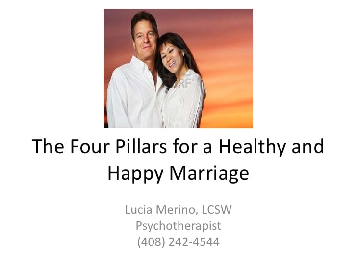 What are the 4 pillars of marriage?