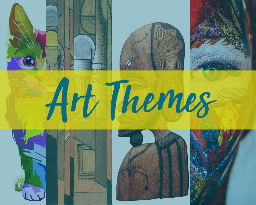 What are the 8 themes of art?