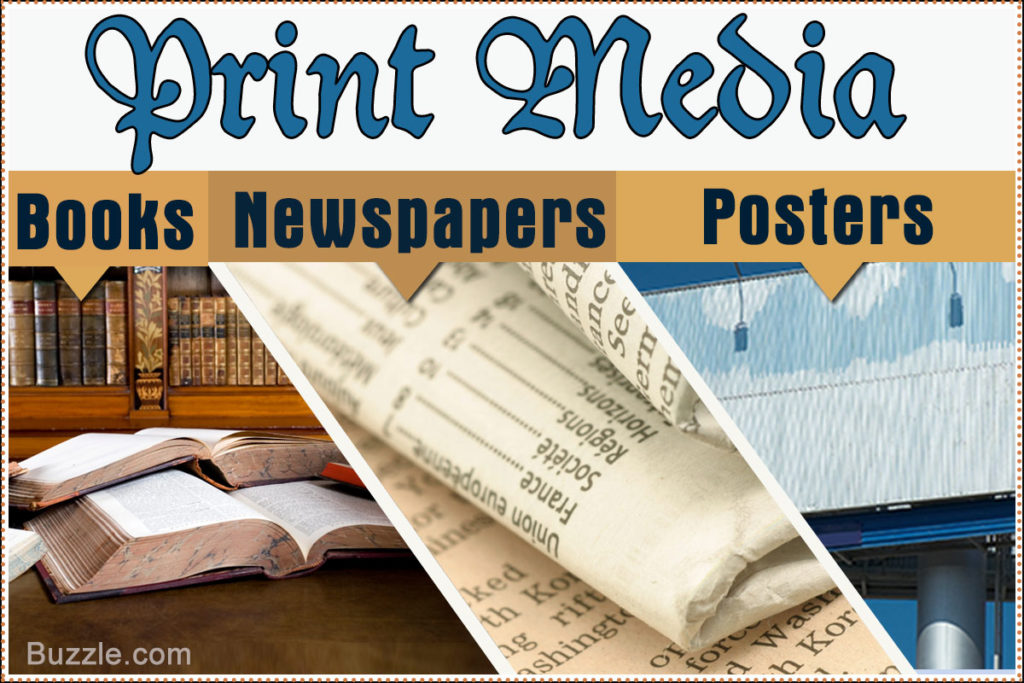 What are the features of print media?