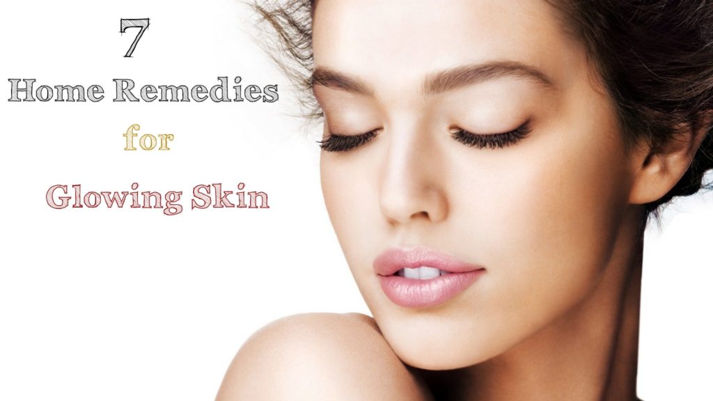 What are the home remedies for glowing skin?