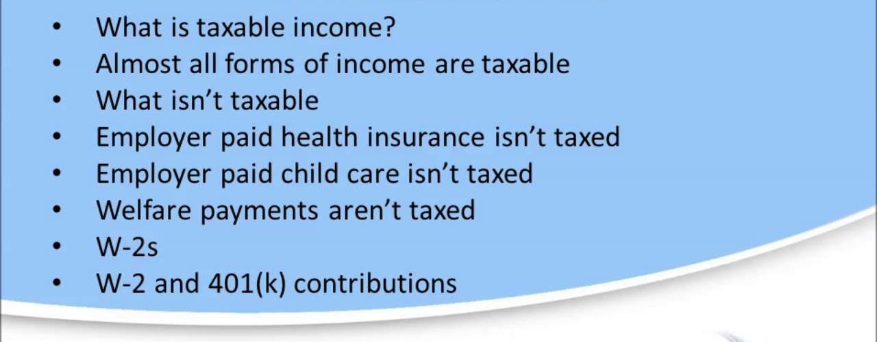What business income is not taxable?