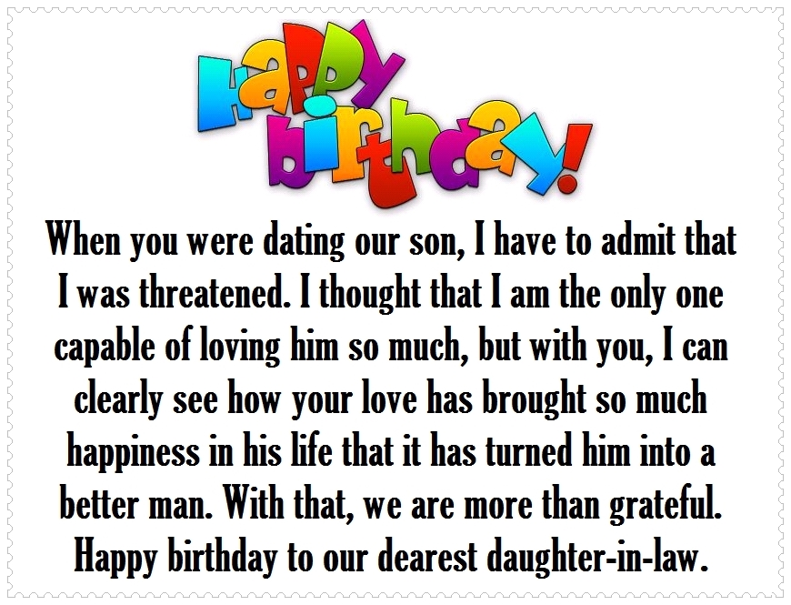 What can I buy my daughter in law for her birthday?