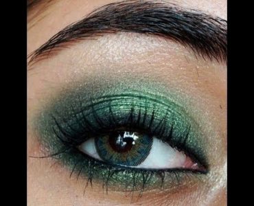 What colors make hazel eyes look more green?