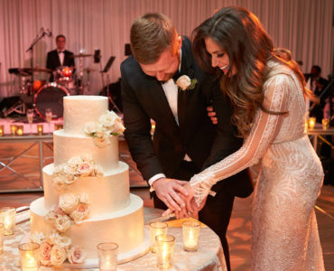 What comes first cake cutting or toast?
