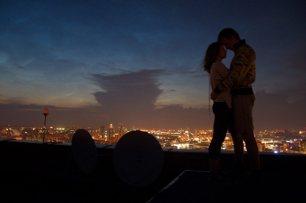 What couples do together at night?