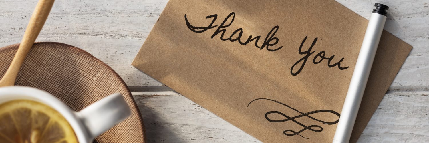What do I write in a thank you card?