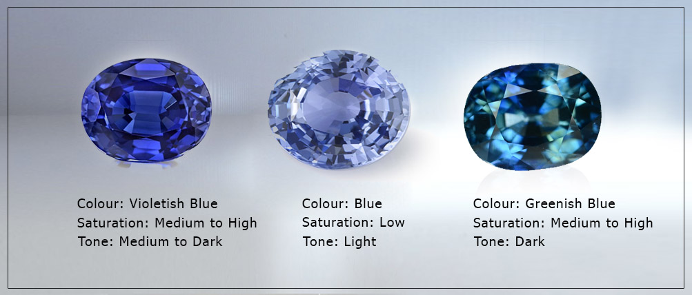 What do blue sapphires represent?