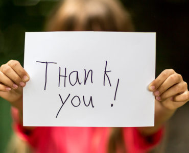 What do you say when a client says thank you?