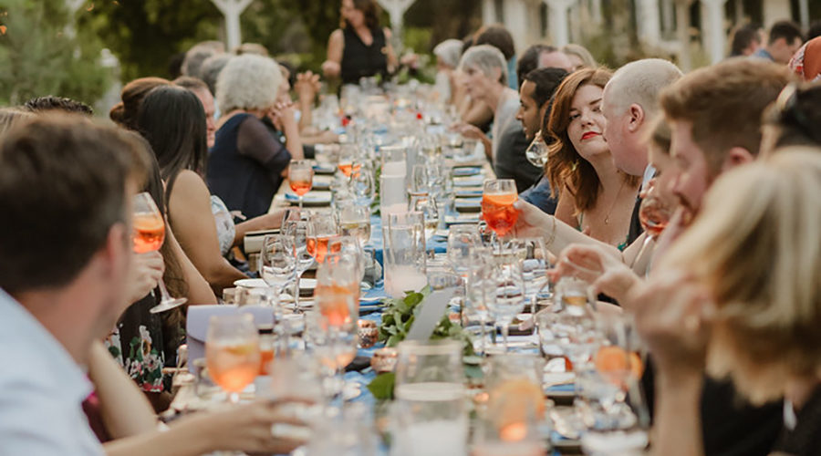 What do you serve at a wedding rehearsal dinner?
