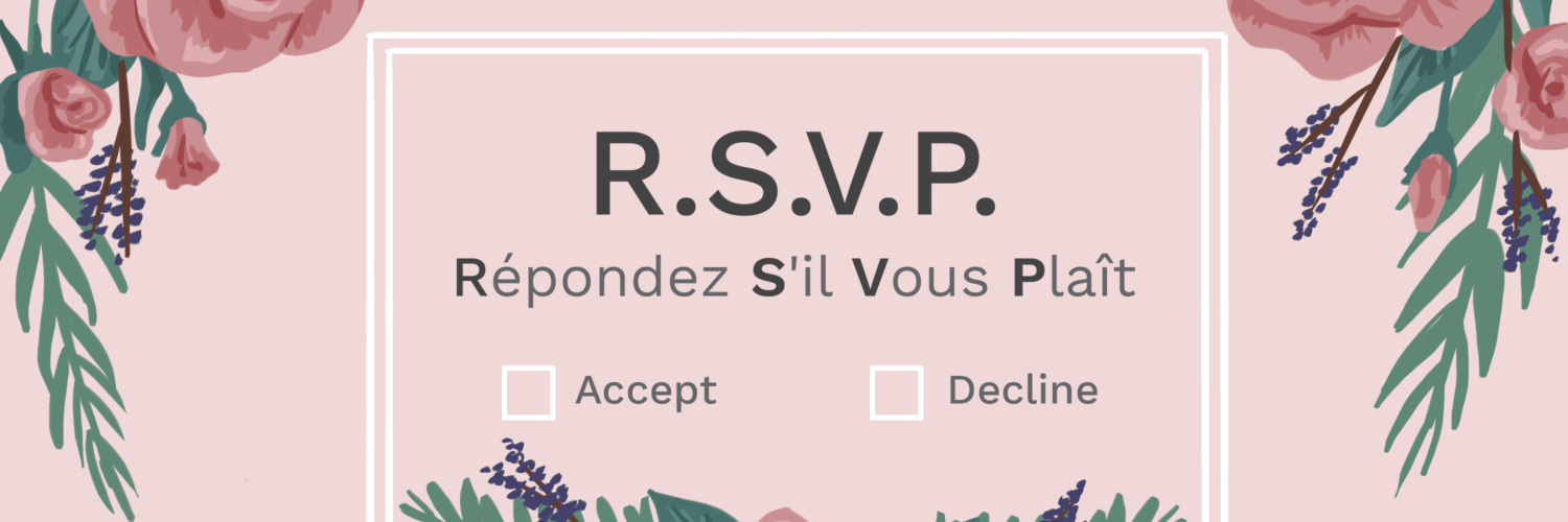 What does M mean on RSVP?